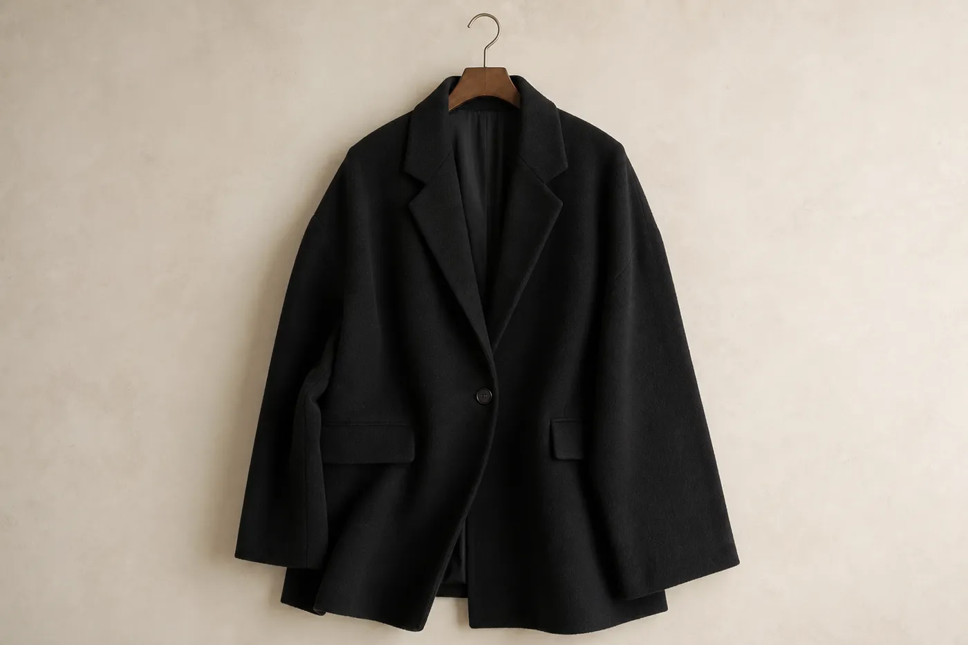Oversized Wool Tailored Jacket Muse