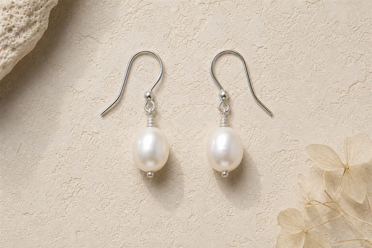 Boucles d'Oreilles Perles No.23