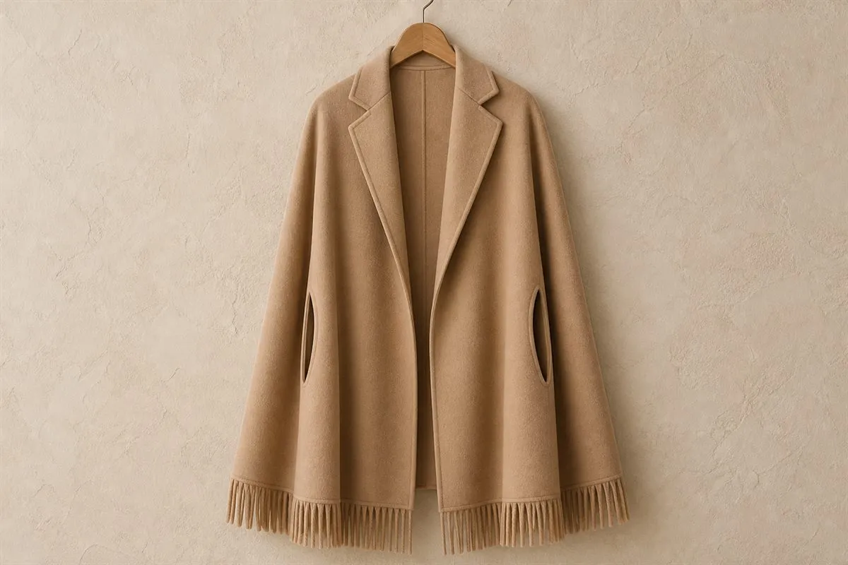 Cape Oversize en Pure Laine No.12