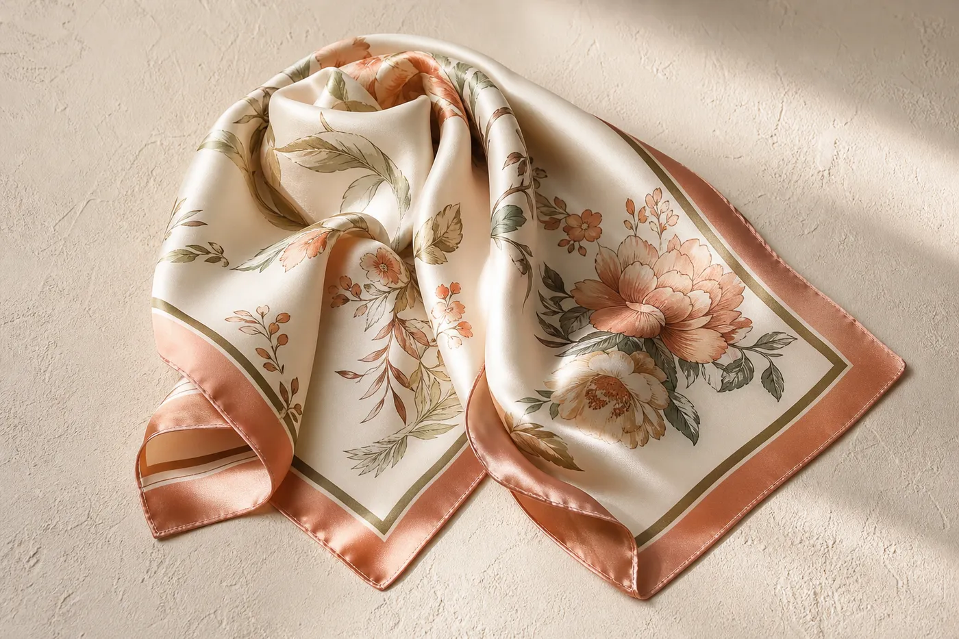 Printed Silk Scarf Limited Edition