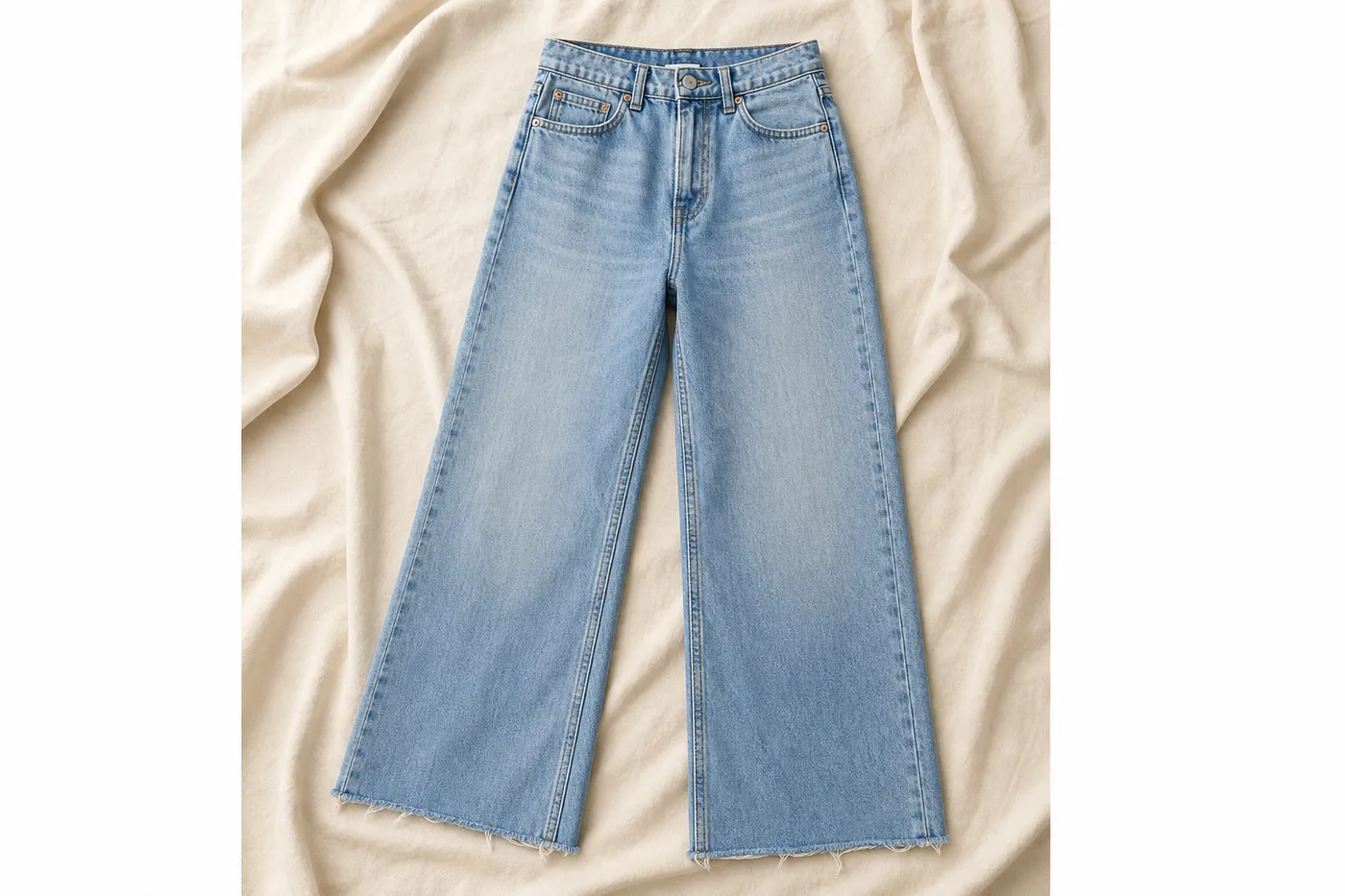 Iconic Wide-Leg High-Rise Jeans — Iconic