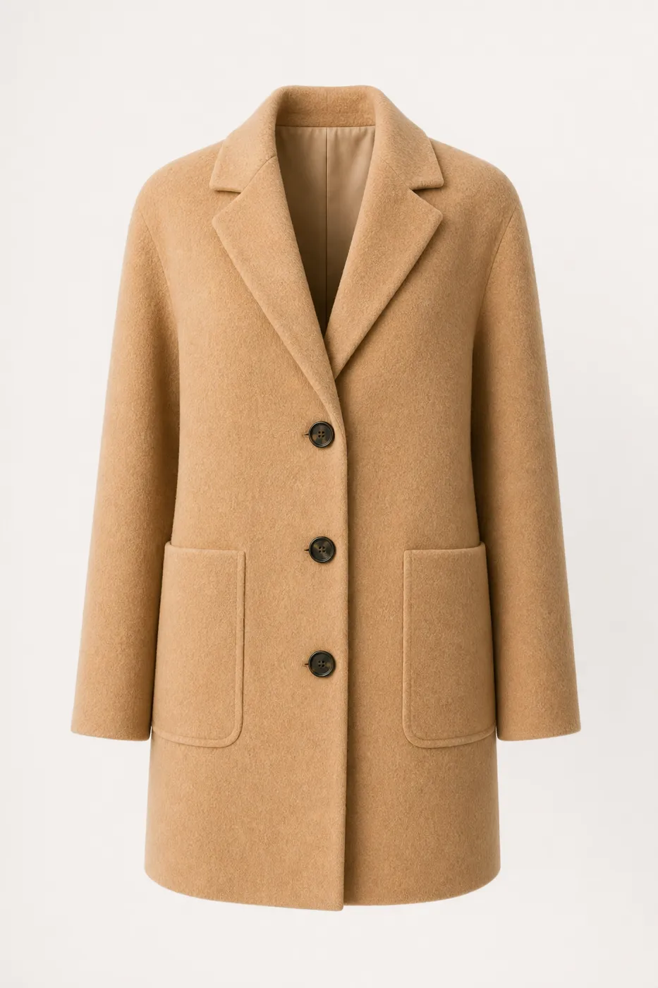 Short Wool and Cashmere Coat Limited Edition
