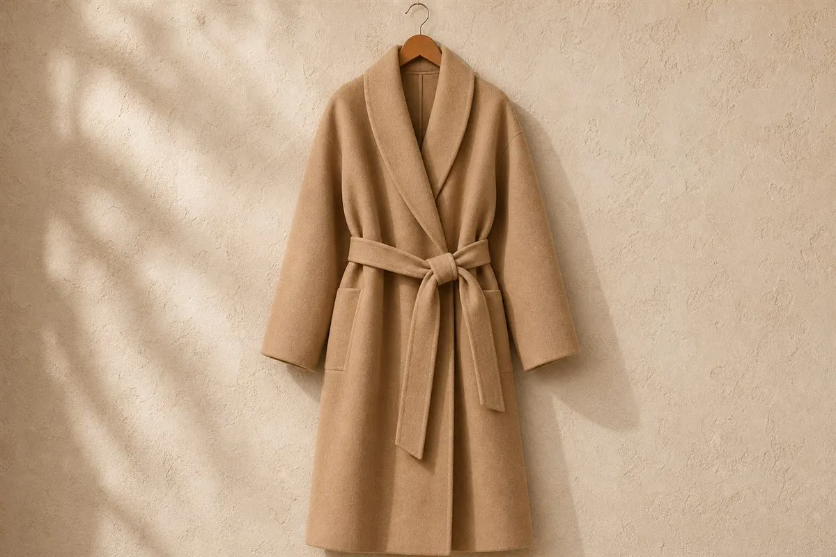 Manteau Peignoir Oversize Ceinturé — Iconic