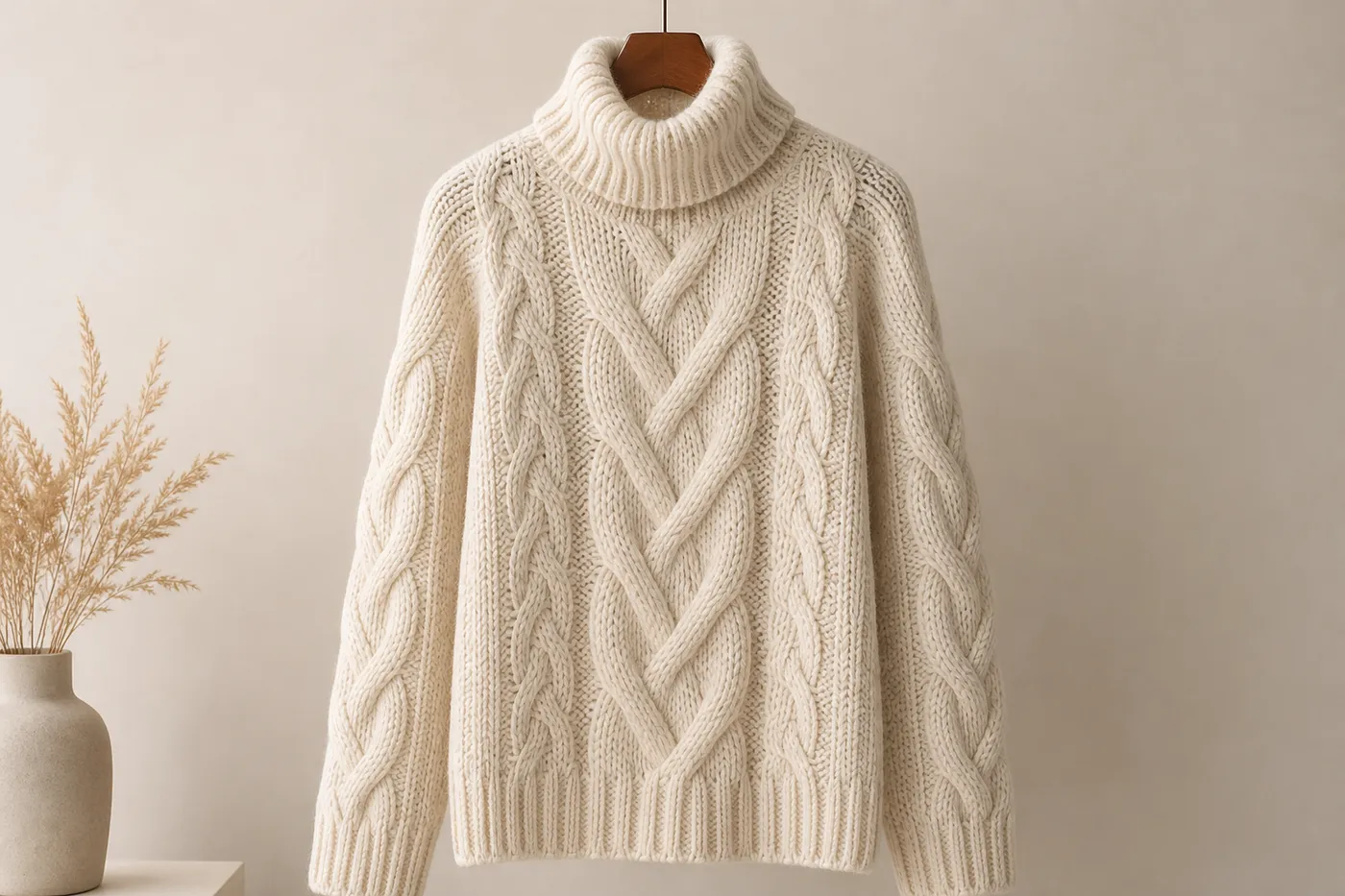Cable-Knit Wool Jumper — Iconic